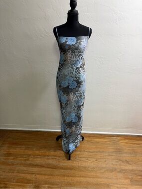 Forever 21 | Dresses | Blue And White Tie Dye Maxi Dress | Poshmark